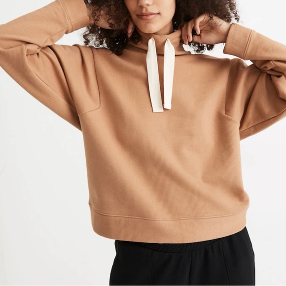 Madewell Tops - Madewell MWL Ribbed Funnelneck Sweatshirt